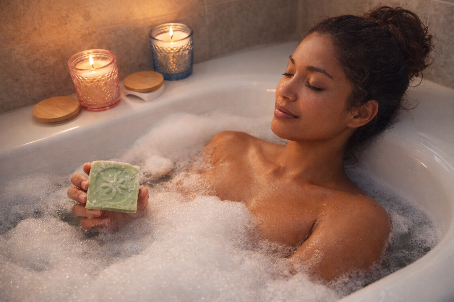 Tea Tree Purifying Shea Butter Soap – 4 oz Handmade Bar